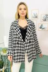 151057 Tuvit Oversize Astarli Ceket